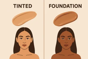 تینت پوست روی صورت با جلوه طبیعی و سبک