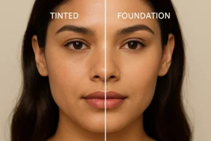 تینت پوست روی صورت با جلوه طبیعی و سبک